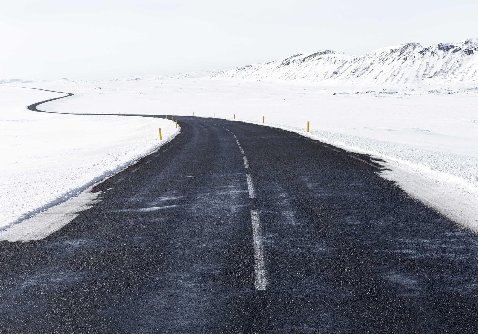 Road in the snow