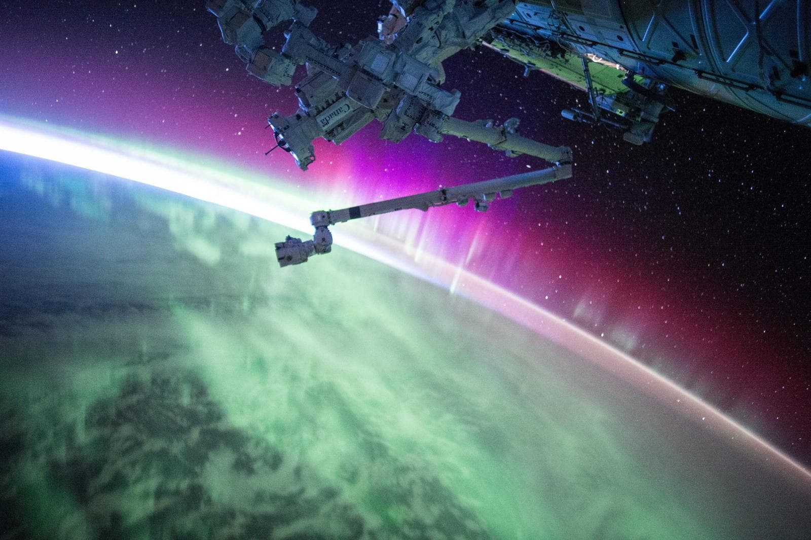 Aurora from above