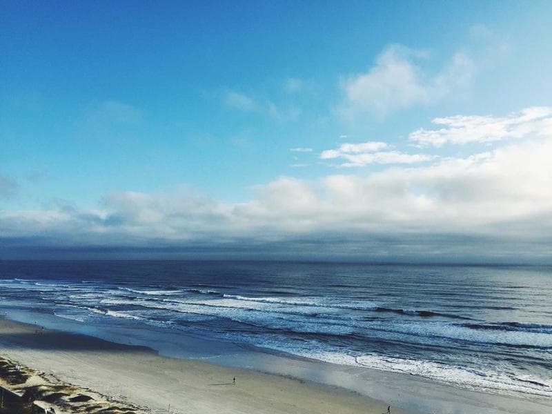 Wide beach