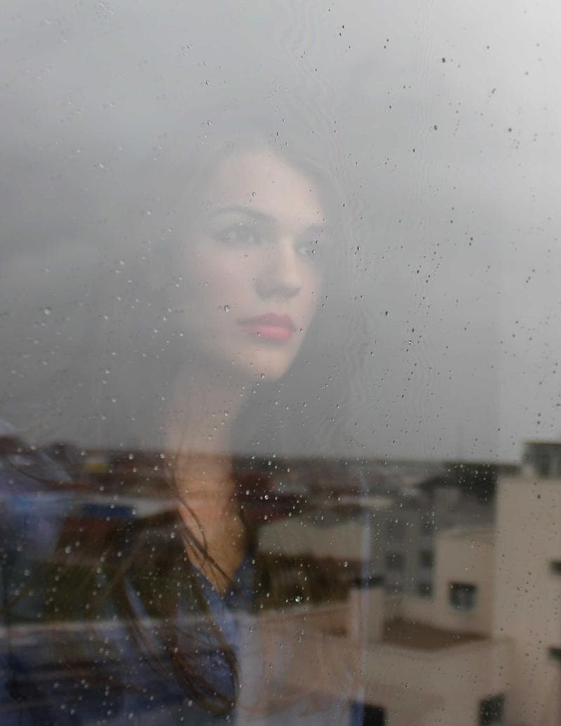 Through the glass