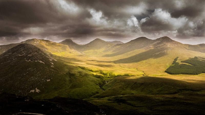 Moody hills