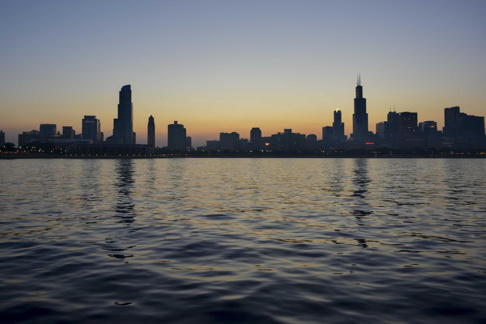 Skyline at dusk