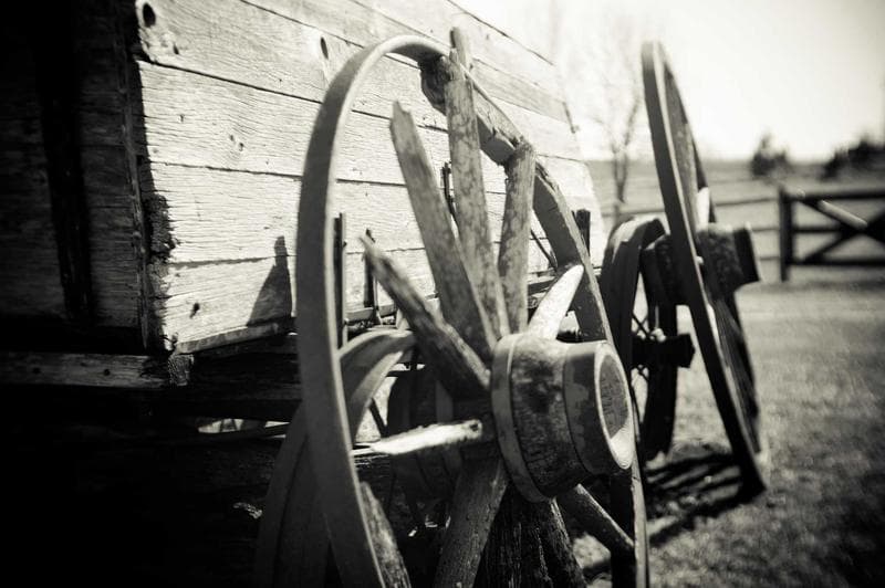 Rusted wheel