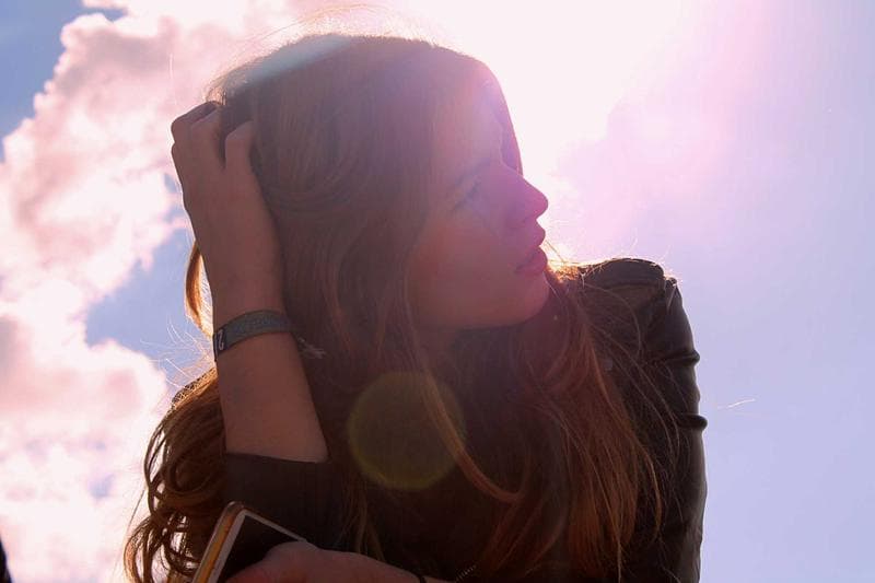 Sunlit portrait