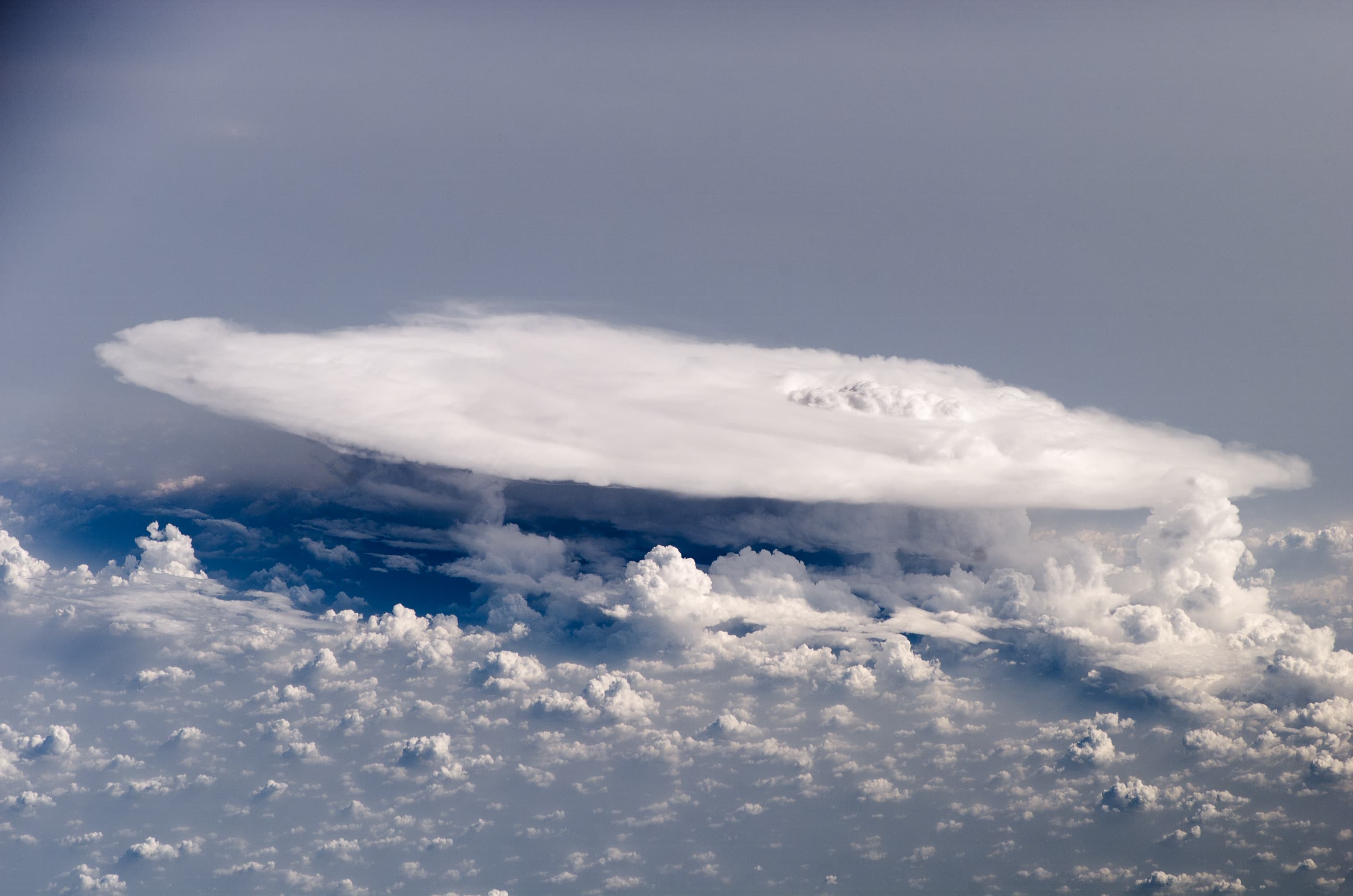 Cumulonimbus Cloud over Africa (color)