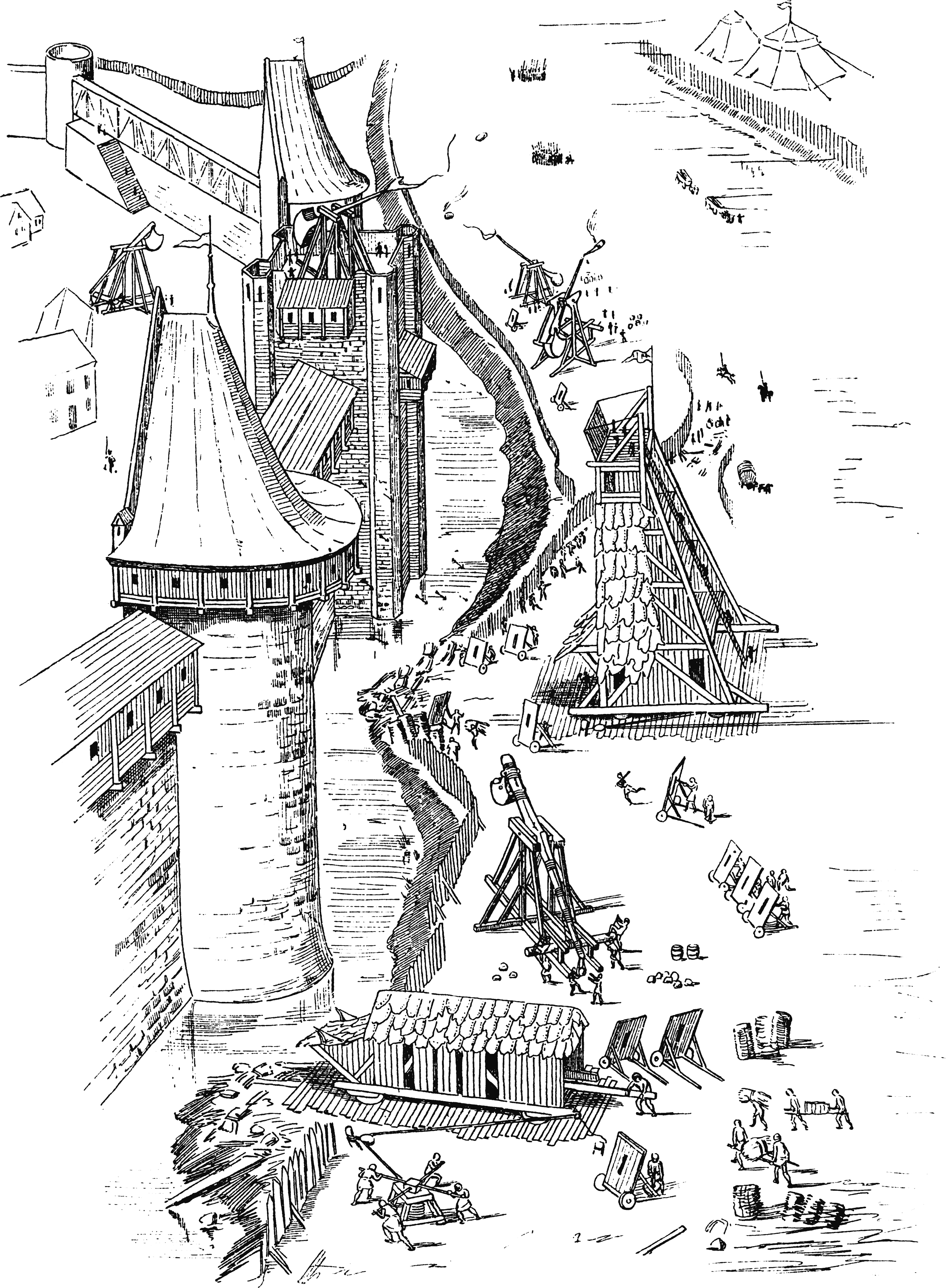 Castle medieval siege.gif
