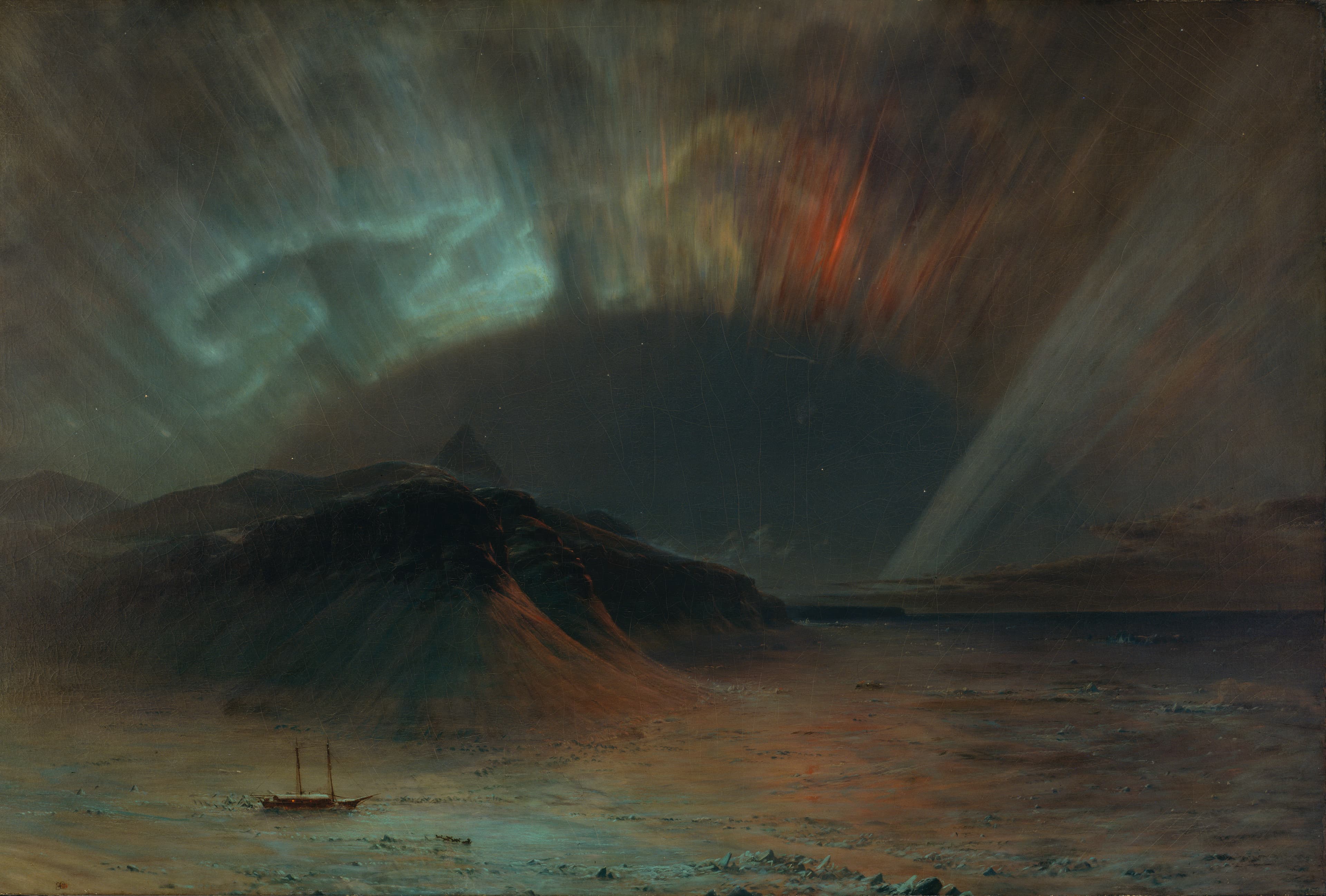 Aurora Borealis by Frederic Edwin Church