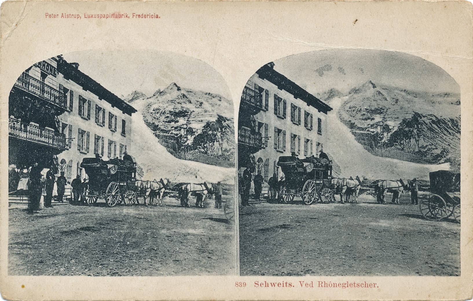 Rhône Glacier 1896-1912
