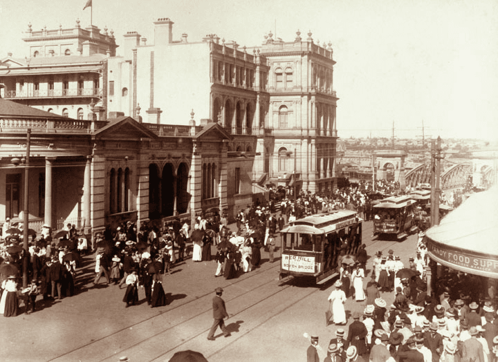 Trams, brisbane, treasury