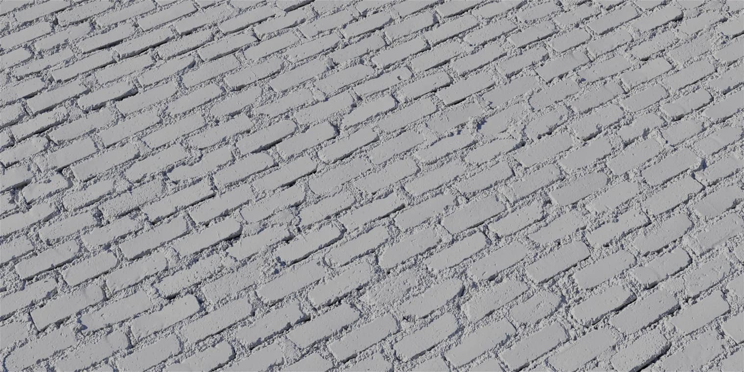 Clay - Preview - Brick Wall 08 (Amal Kumar via Poly Haven)