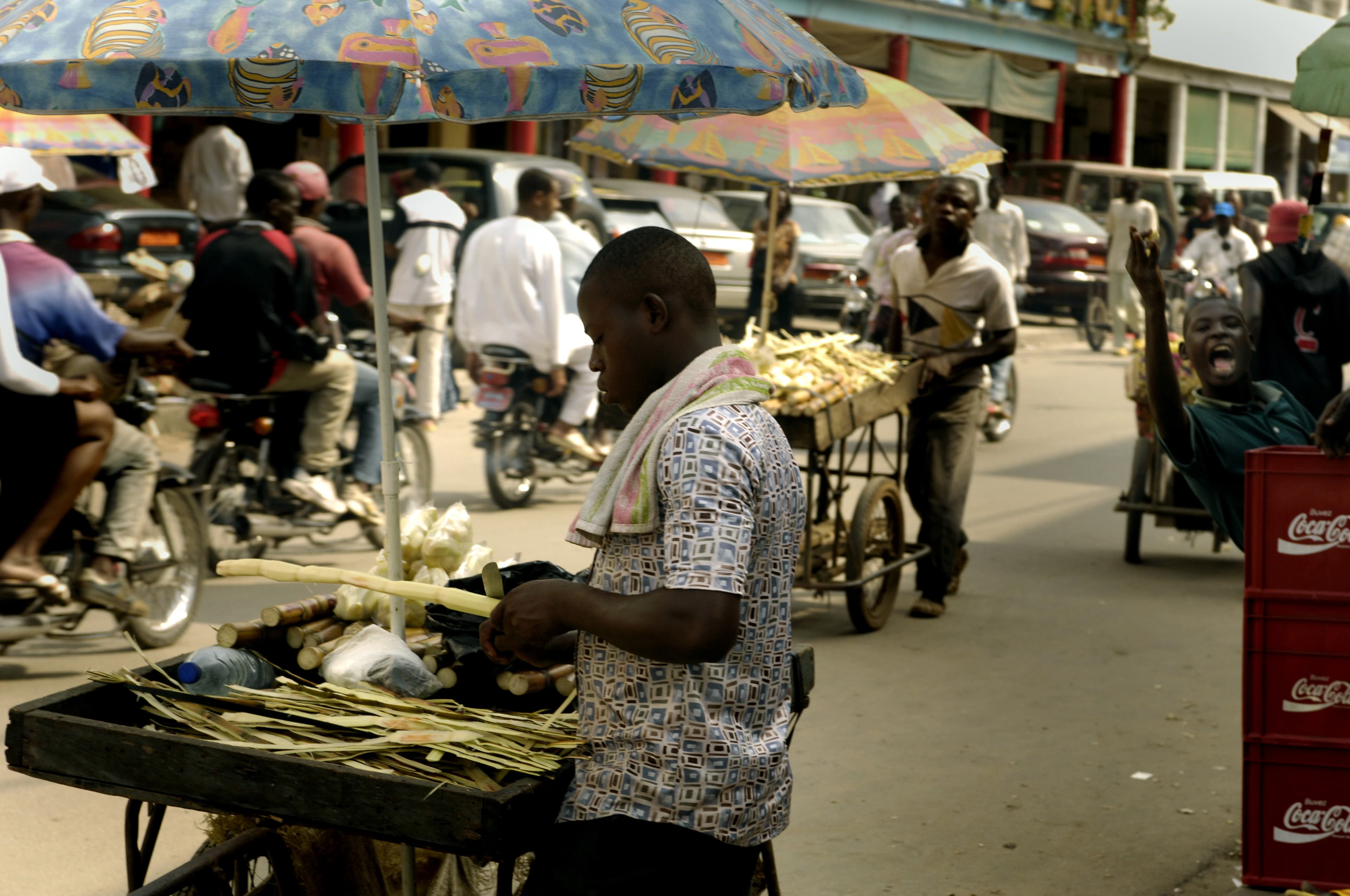 Street vendor in Douala, Cameroon 061119-F-0560B-210