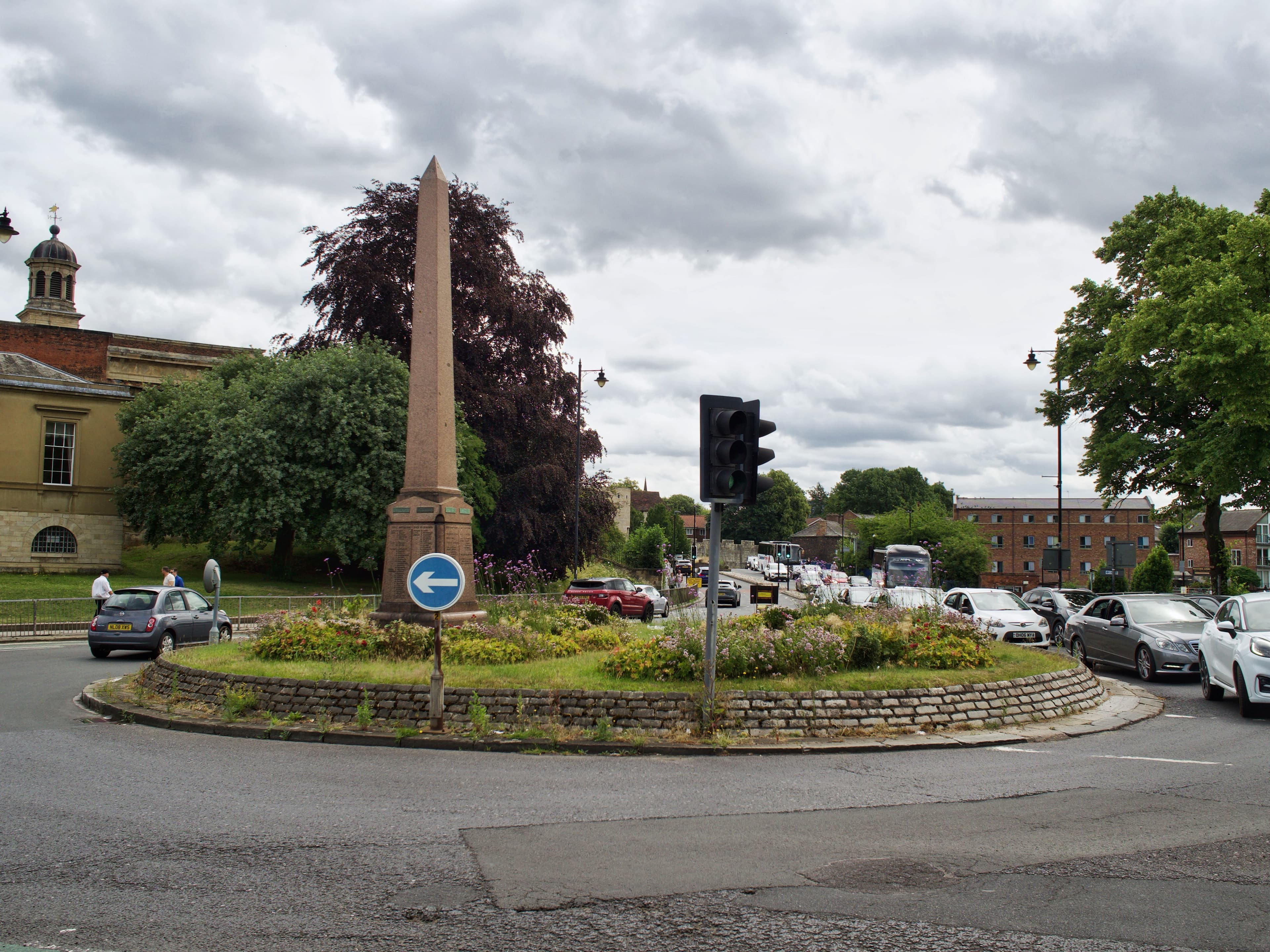 Tower Street roundabout York Jun26 02