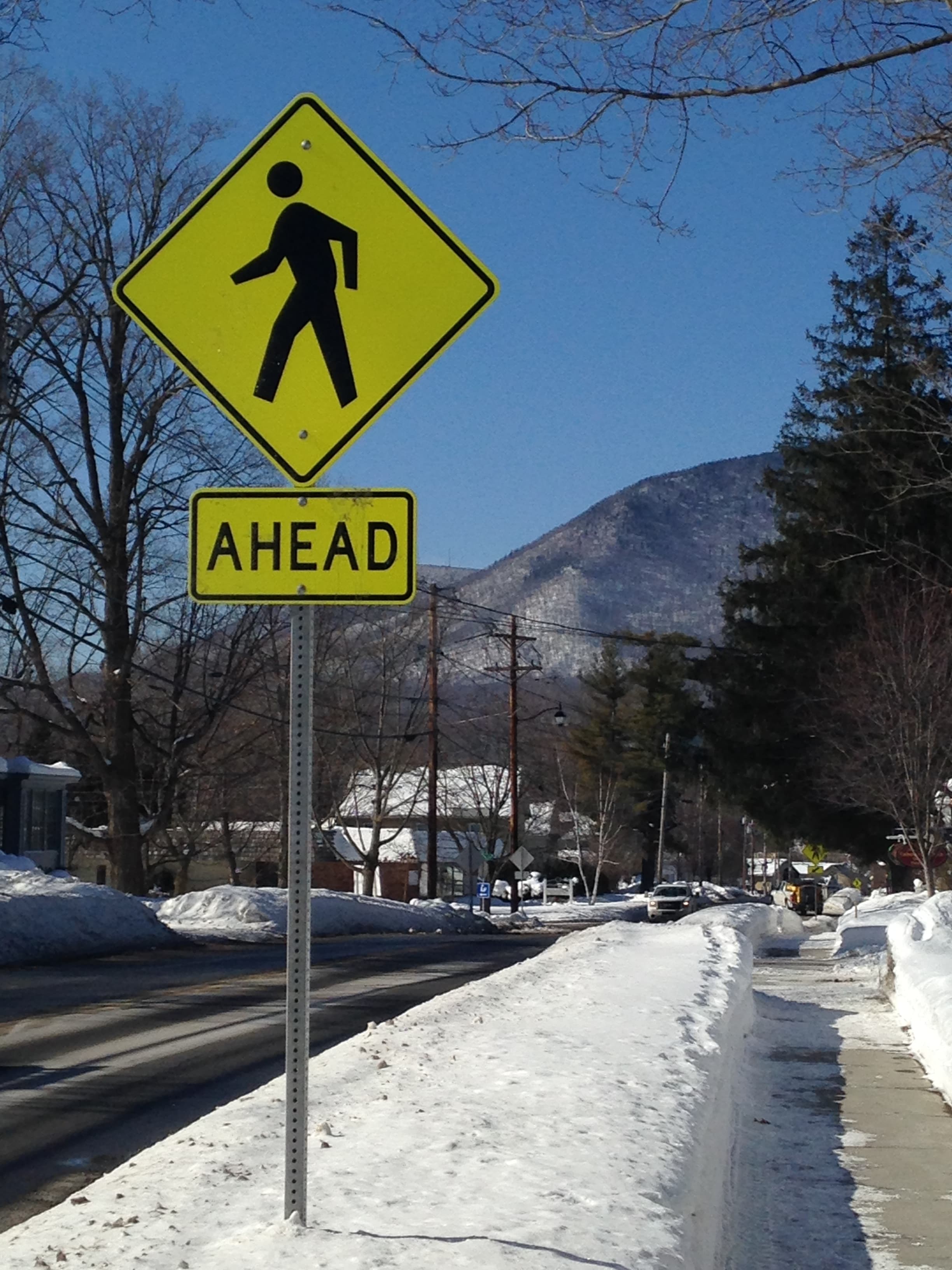 Pedestrian Crossing Sign
