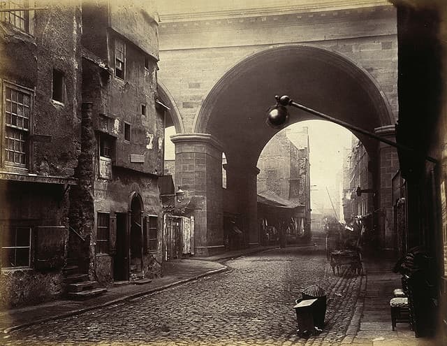The Cowgate Arch of George IV Bridge, Edinburgh