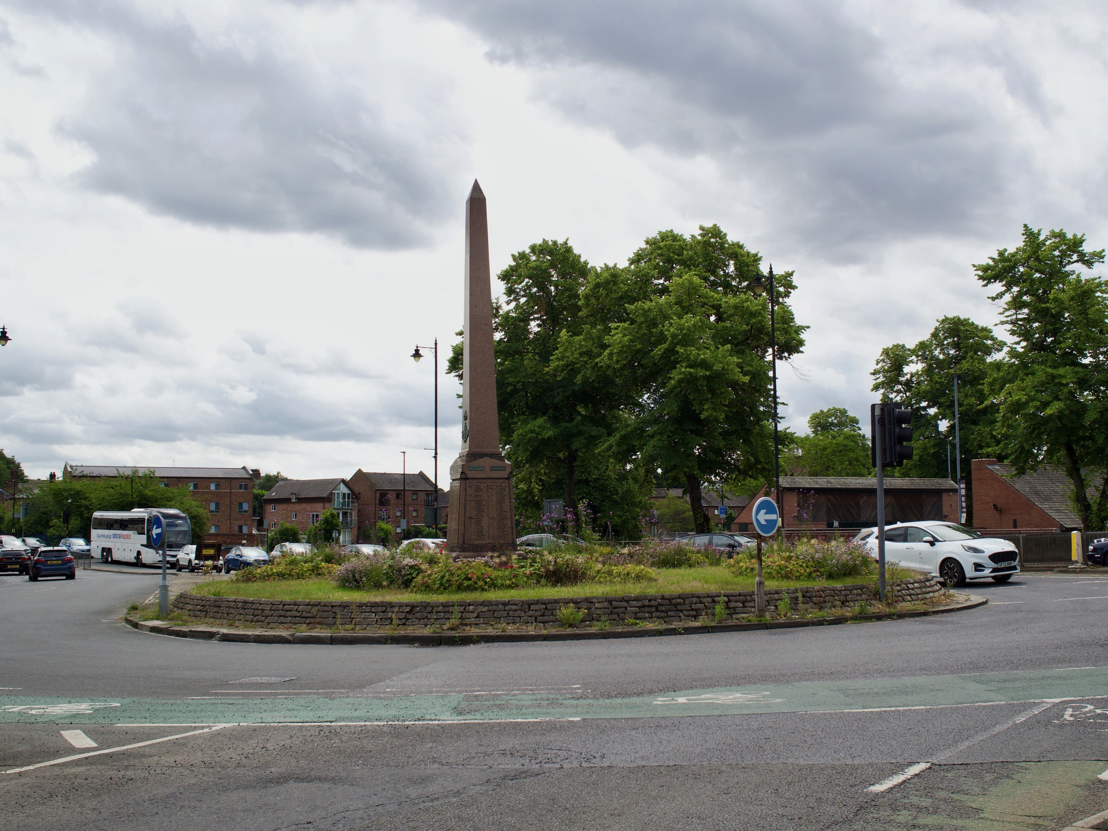 Tower Street roundabout York Jun26 01