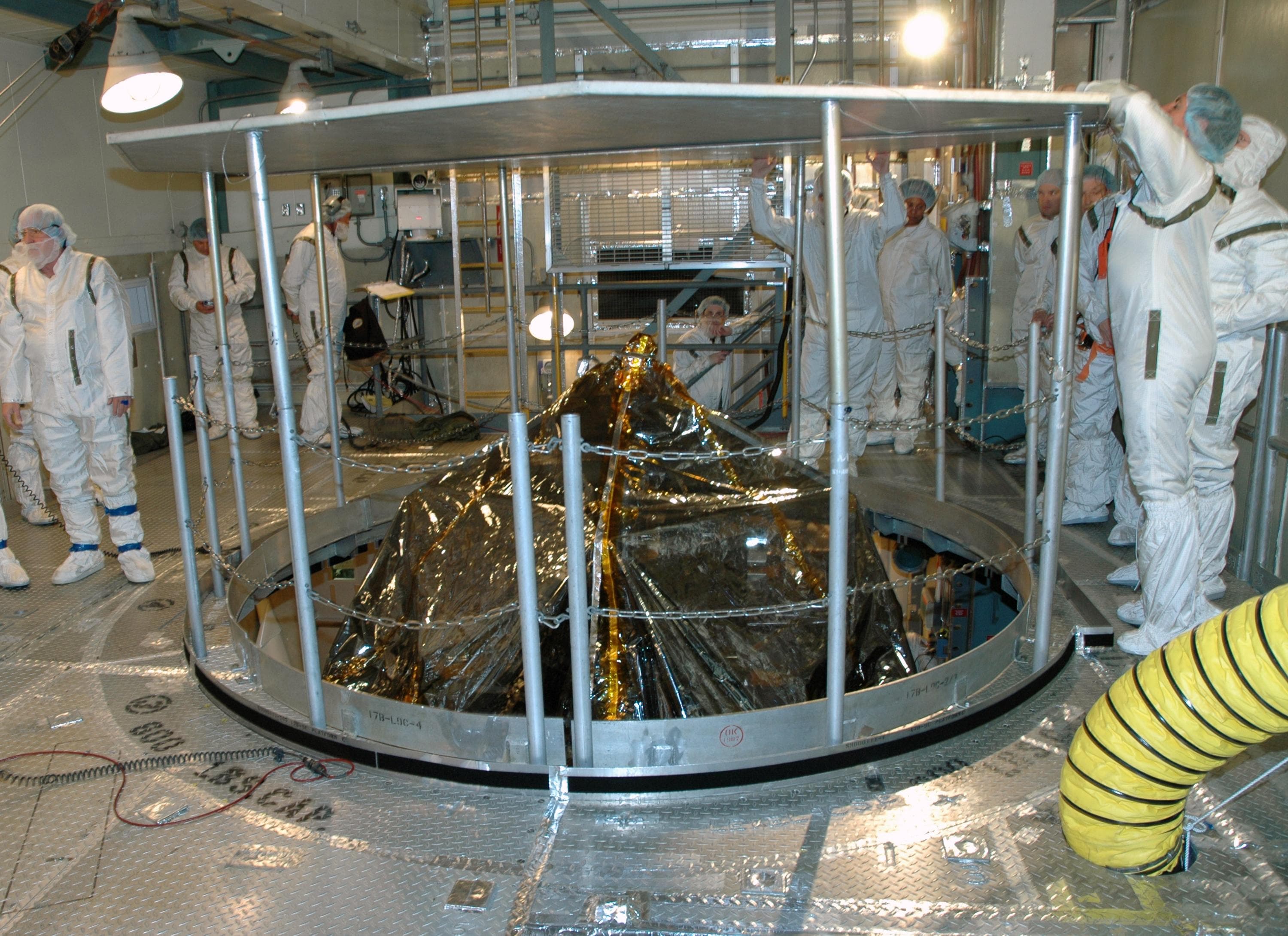 Themis, satellite, cleanrooms