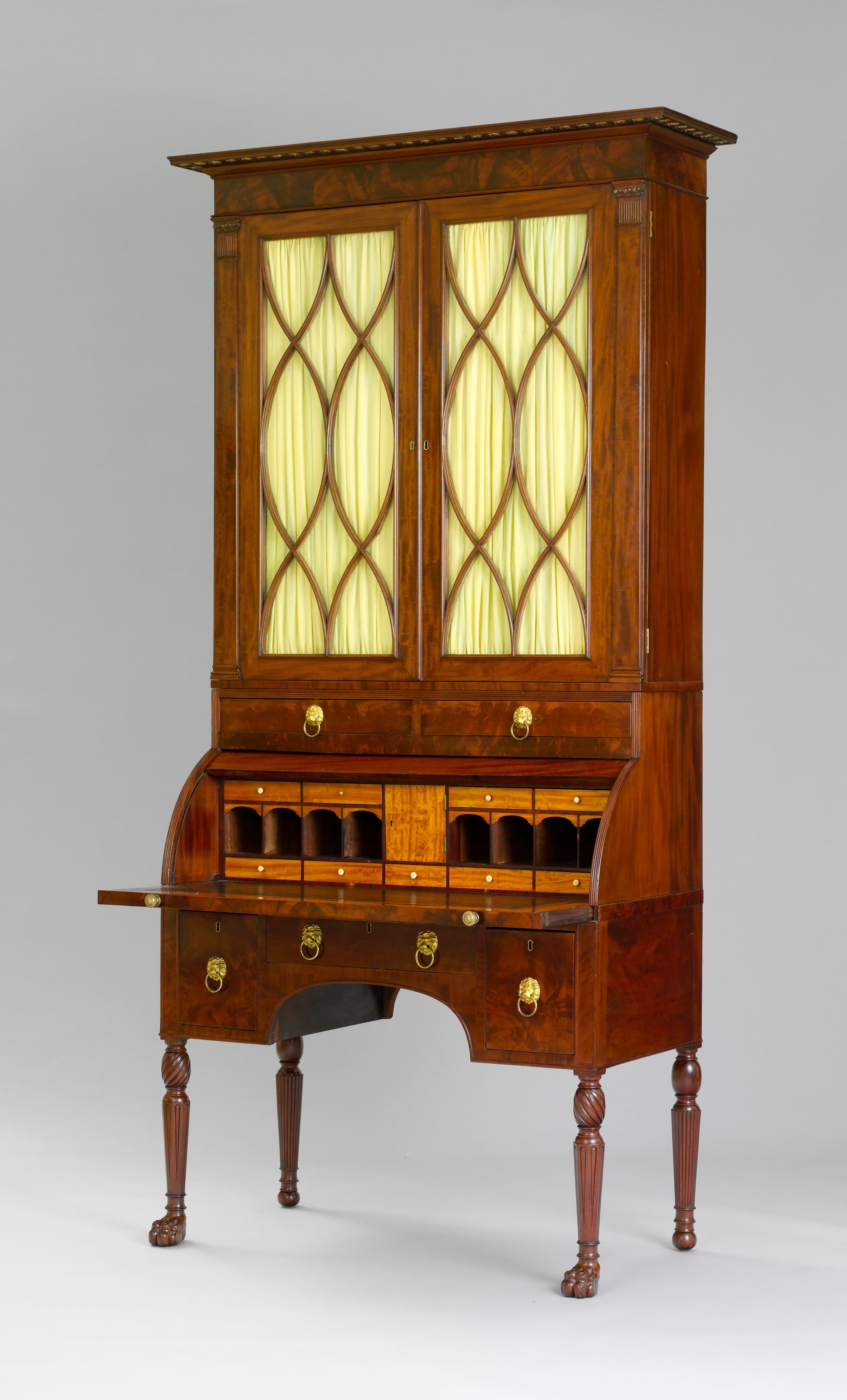 Cylinder Desk and Bookcase MET DP171118
