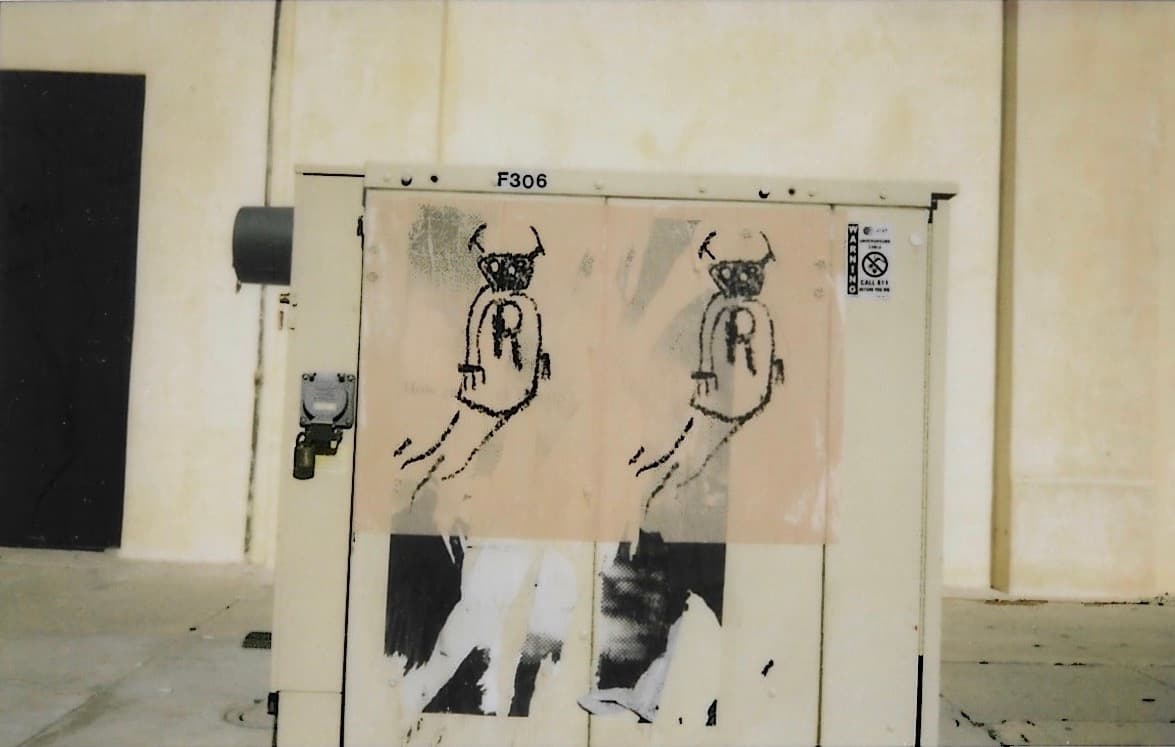 XVALA’s Rad Robots street art in Los Angeles California 2010