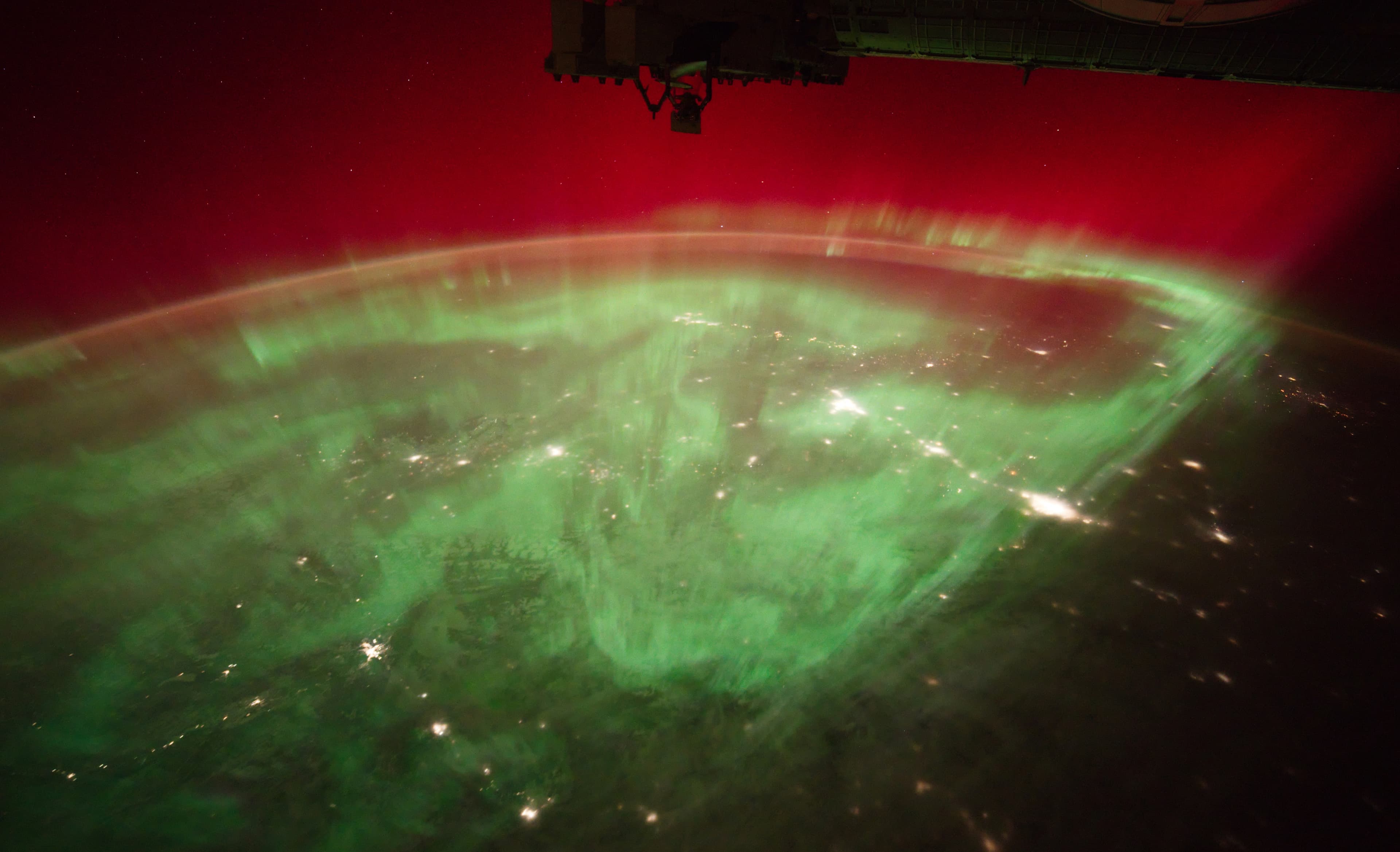 Aurora, borealis, viewed