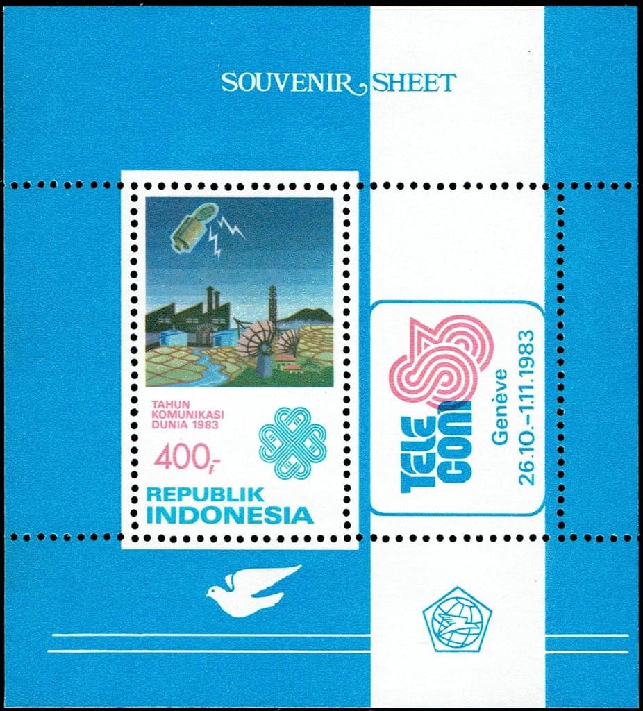 Indonesian, government, stamps