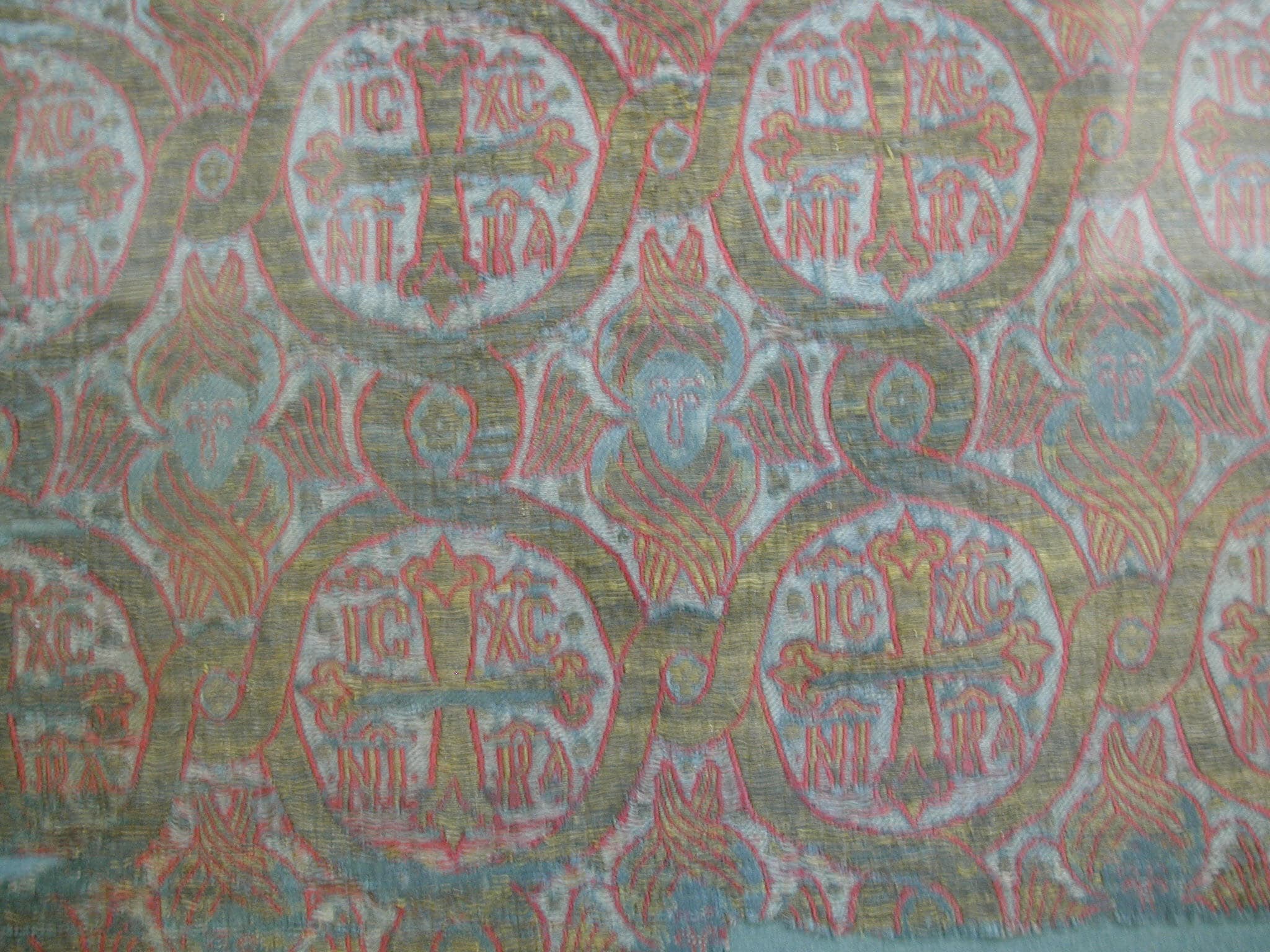 Silk Textile with Seraphim and Crosses MET wb-17.22.2f