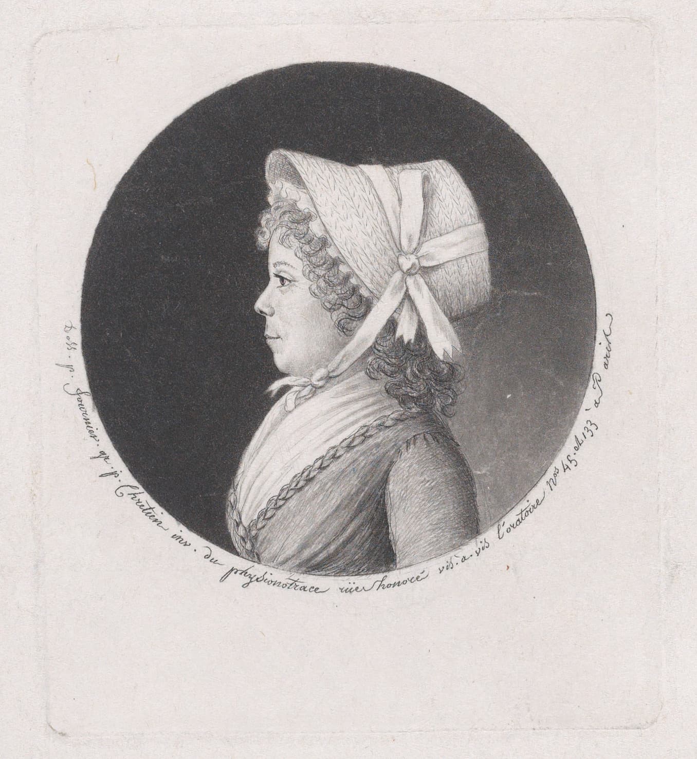 Portrait of a woman in a bonnet Met DP887400