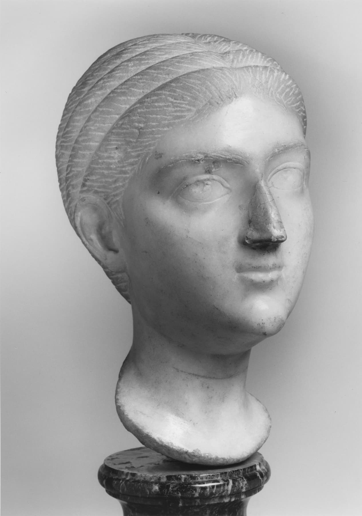 Roman - Head of a Woman - Walters 23143 - Three Quarter