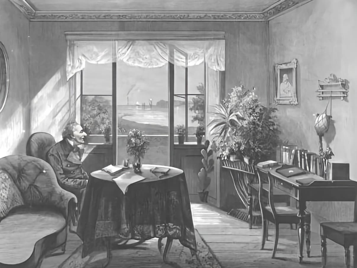 HCAs living room at Rolighed restored
