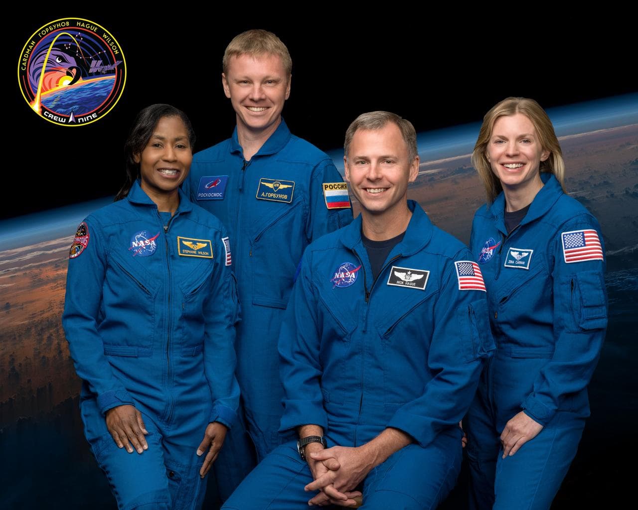The Official Portrait of NASA's SpaceX Crew-9