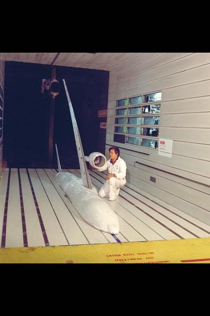 Wind, tunnel, boeing