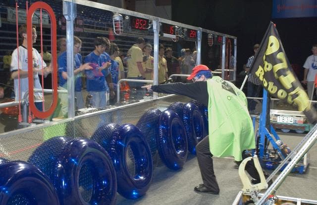 First, robotics, competition