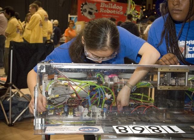 First, robotics, competition