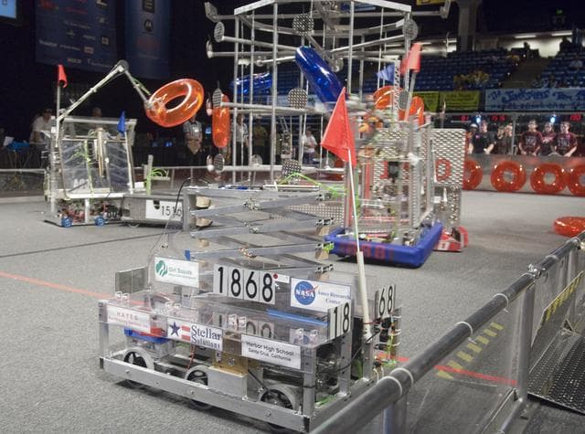 First, robotics, competition