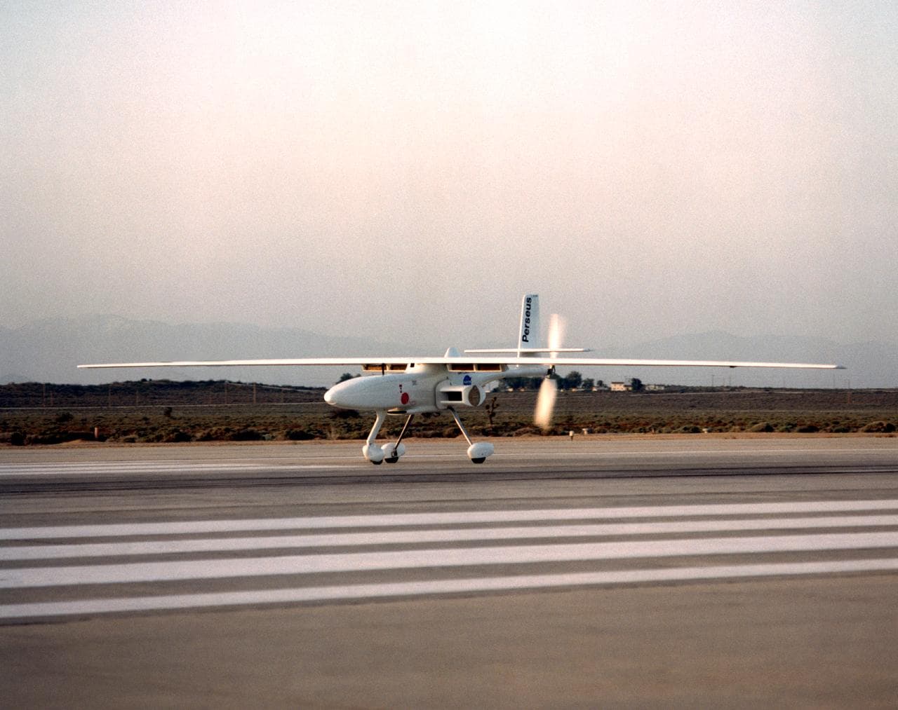 Perseus B Taxi Tests in Preparation for a New Series of Flight Tests