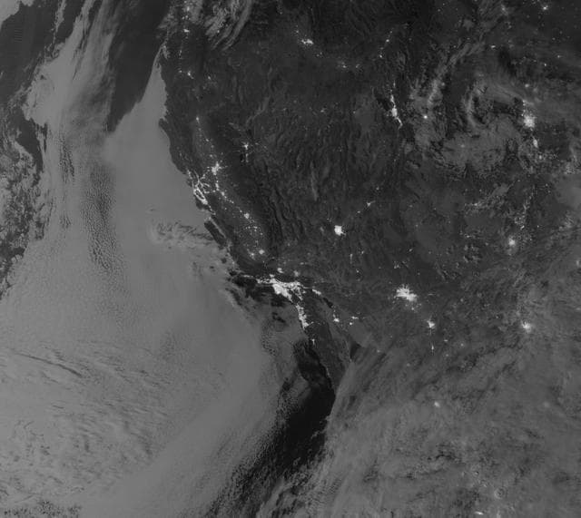 Marine Layer Clouds off the California Coast