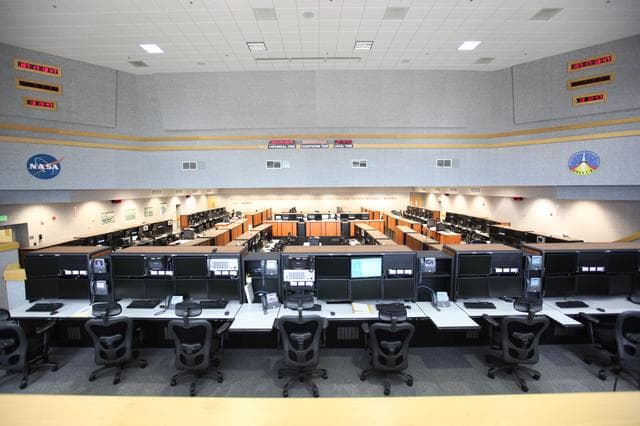 Firing Room 1 inside the Launch Control Center (LCC)