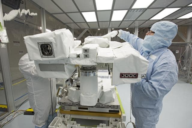 Total and Spectral Solar Irradiance Sensor (TSIS) EVA Fitchecks