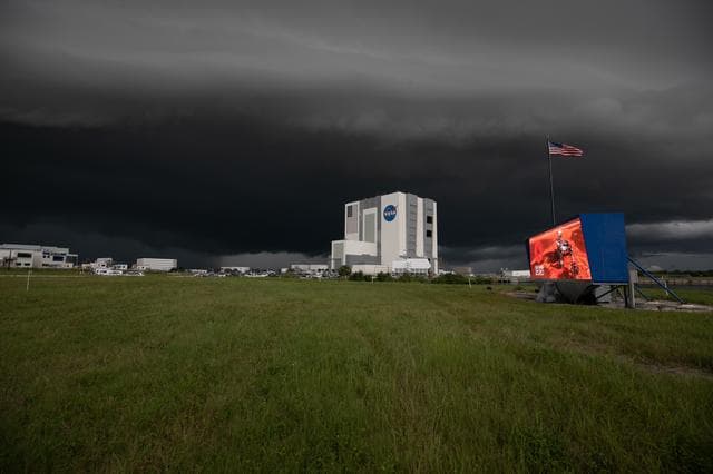 Creative Photography - Storm Clouds over LC 39 Area