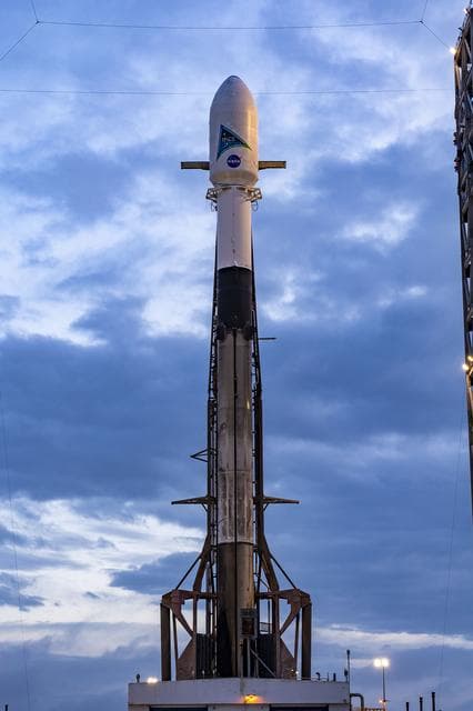 SpaceX PACE at Sunset