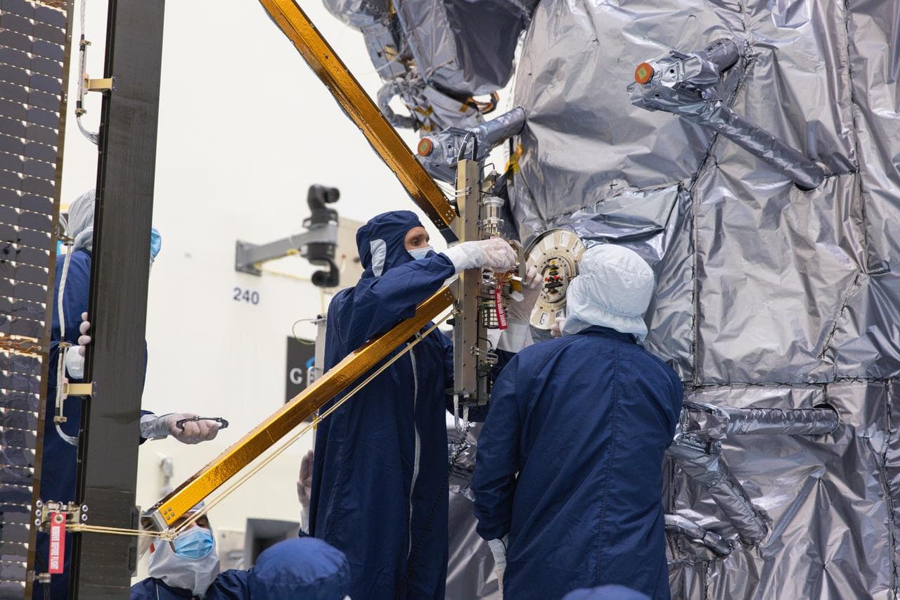 Europa Clipper Solar Array Install