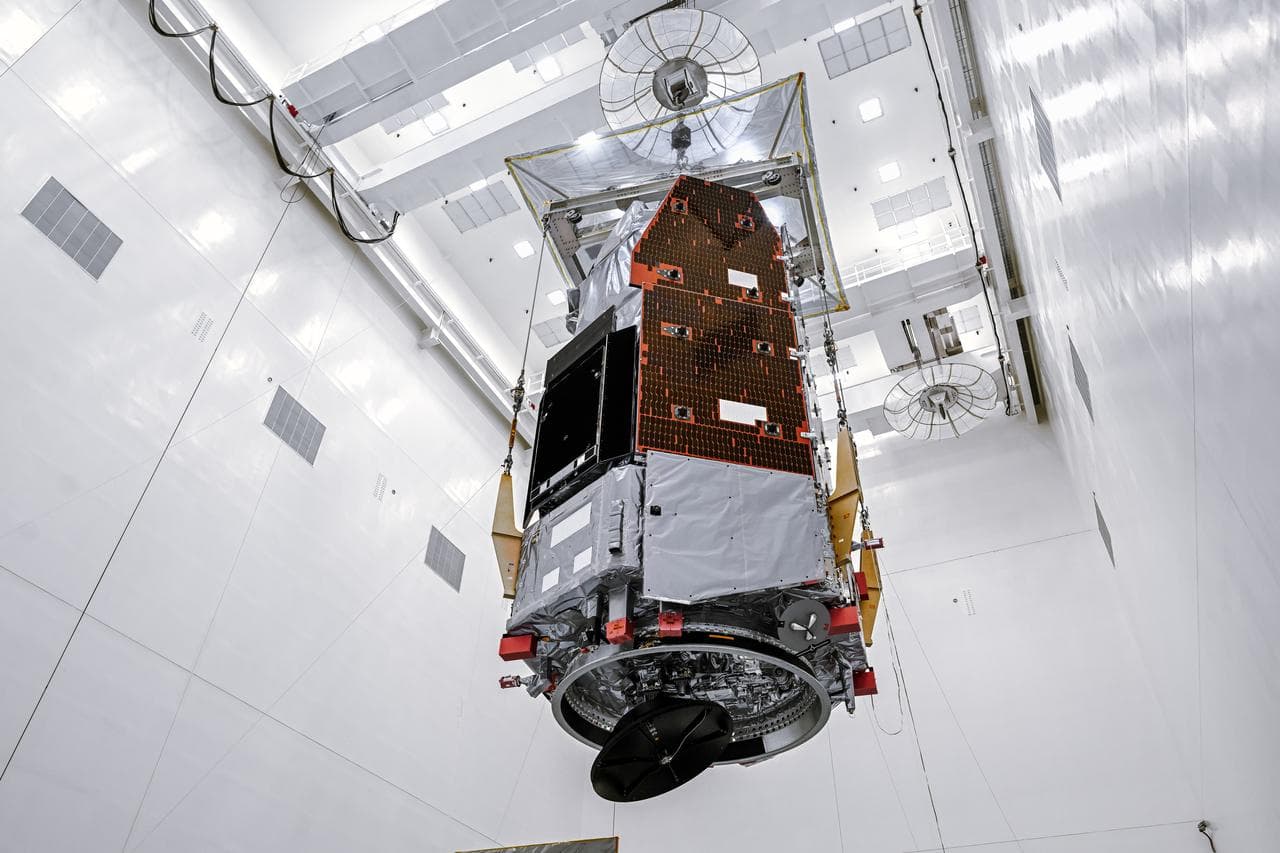 Roman Space Telescope - Lift to Work Stand