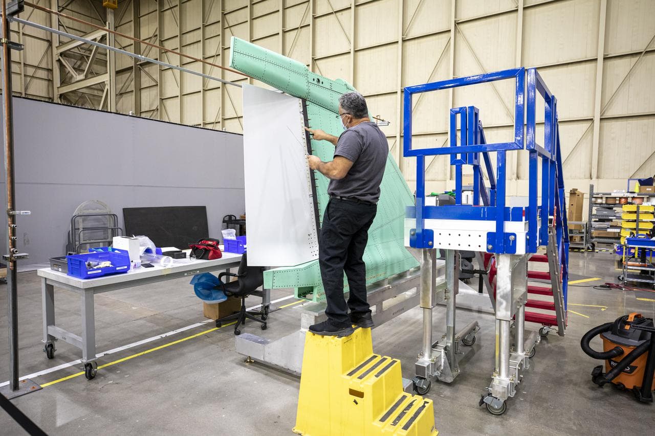 SEG 530 Vertical Tail - Rudder Installed