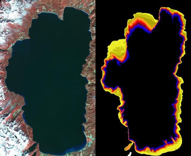 NASA Images Show Decreased Clarity in Lake Tahoe Water