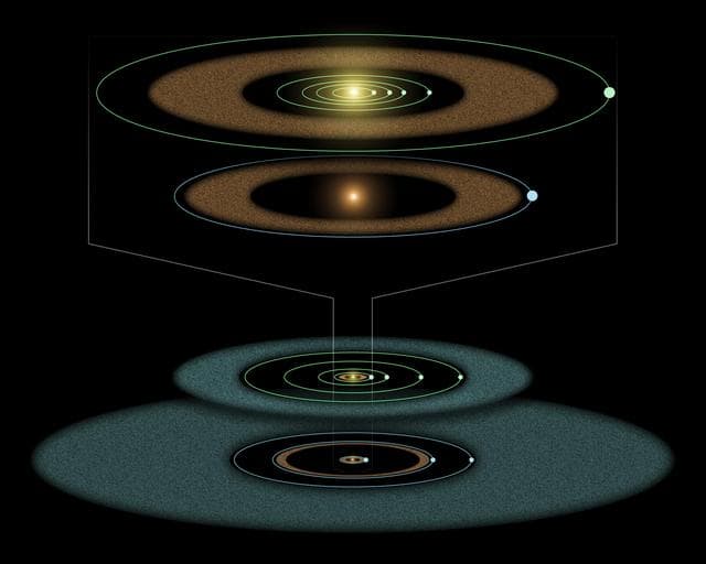 Young Solar System in the Making Artist Concept