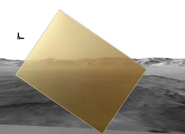 Curiosity Landscape Portrait in Context