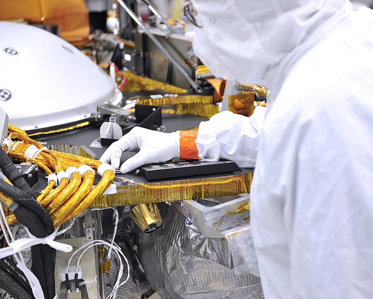 Second Names Chip is Placed on InSight