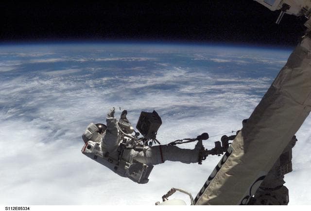 MS Wolf seen during EVA 2