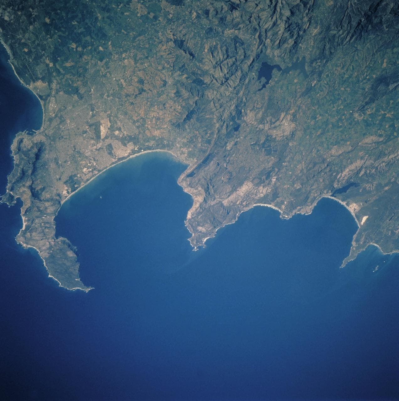 "Cape Town, South Africa taken from Atlantis during STS-106"