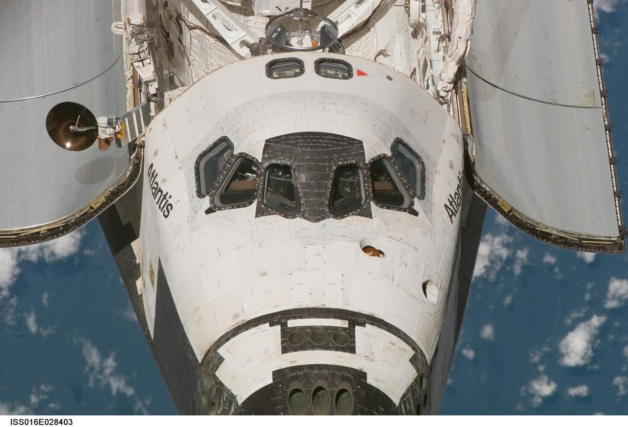Mapping Sequence performed during the STS-122 R-Bar Pitch Maneuver