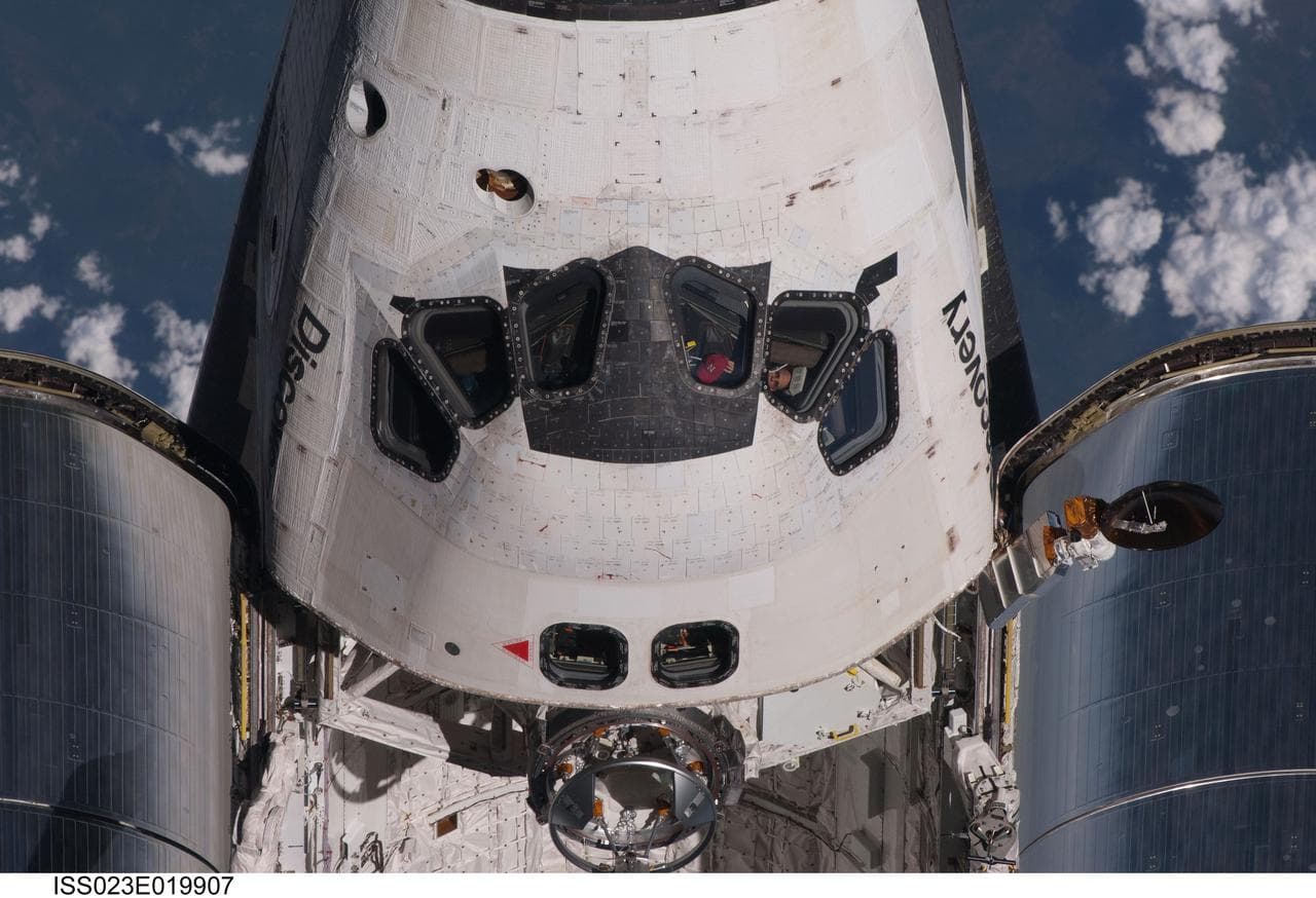 Mapping Sequence performed during the STS-131 R-Bar Pitch Maneuver